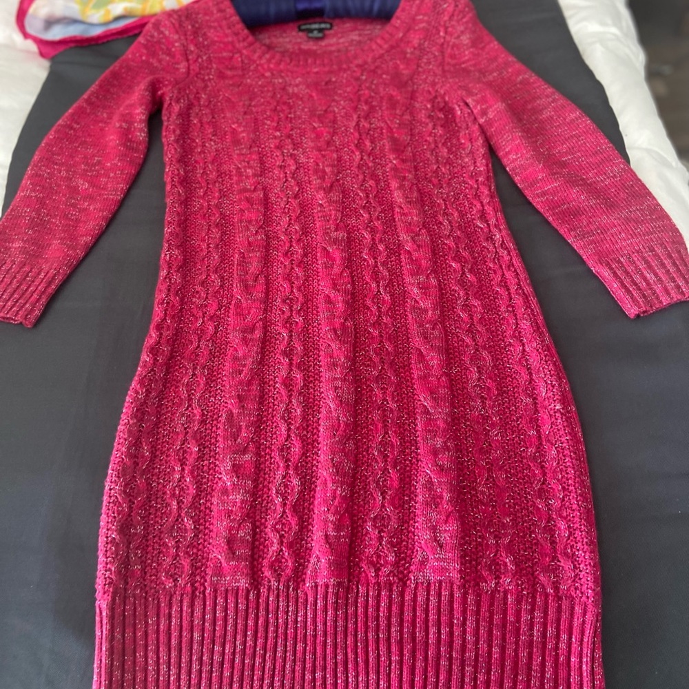 Beautiful Cable Knit Sweater Dress